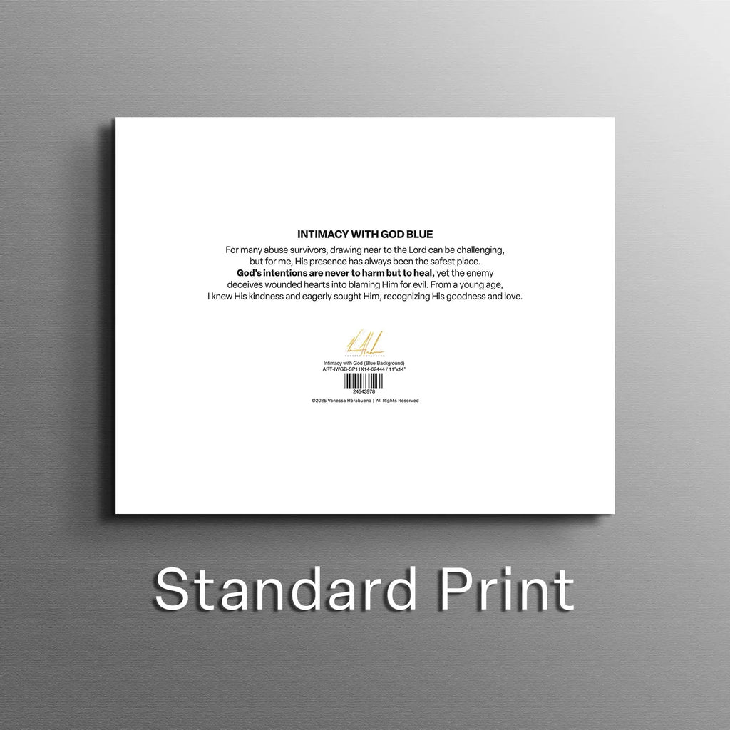 Intimacy with God (Blue Background)